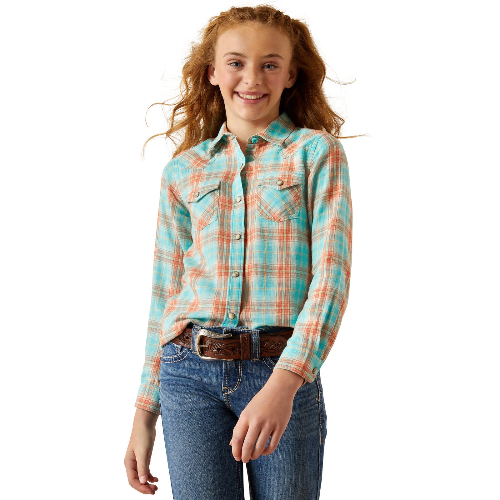 Ariat Girl's Edan Snap L/S Western Shirt