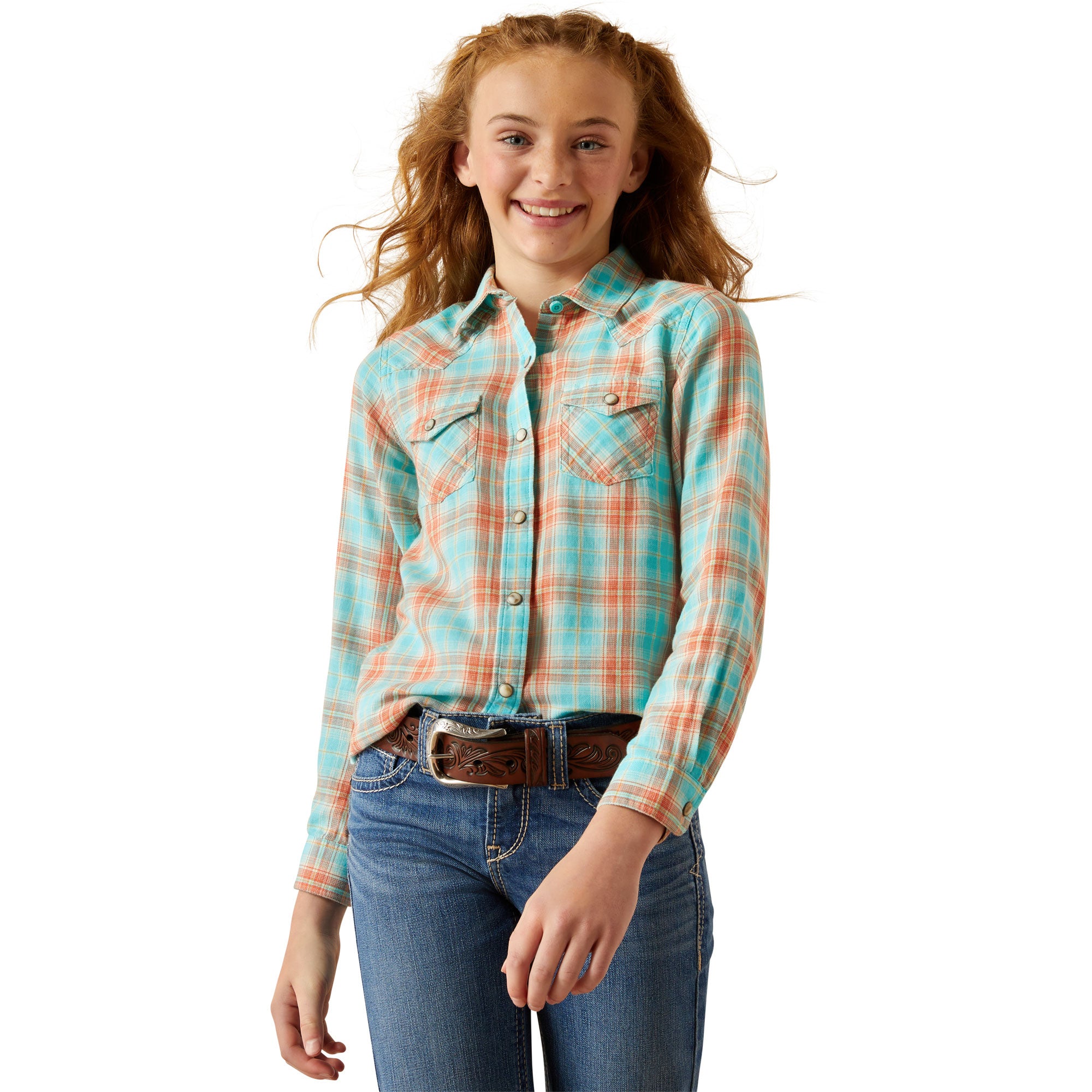 Ariat Girl's Edan Snap L/S Western Shirt