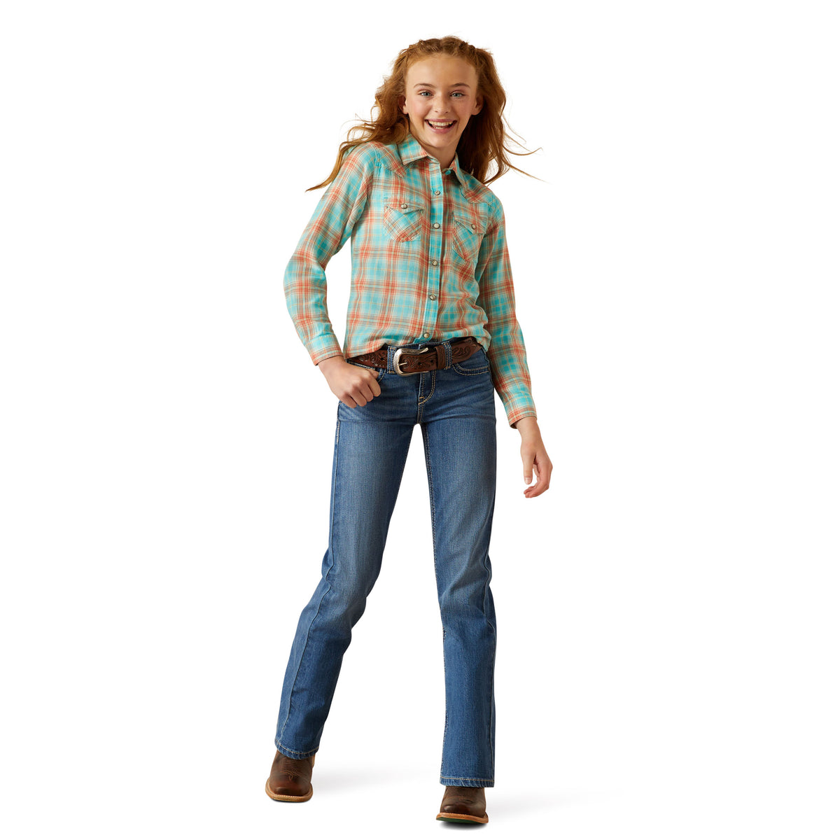 Ariat Girl's Edan Snap L/S Western Shirt