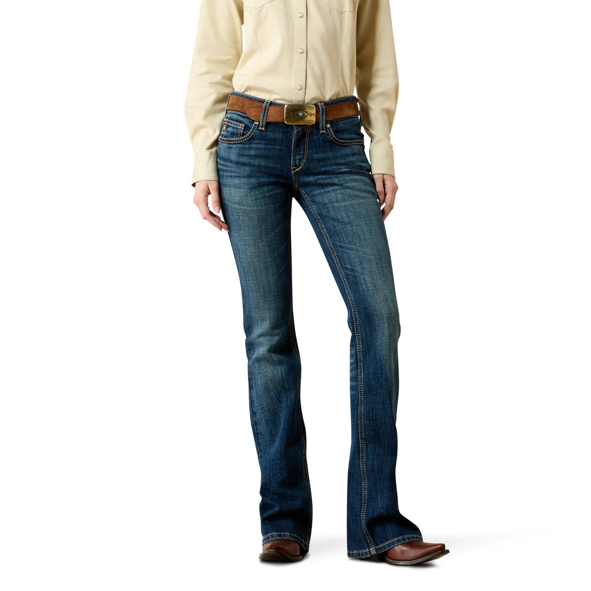 Ariat Women's Mid-Rise Fiona Boot Cut Jeans
