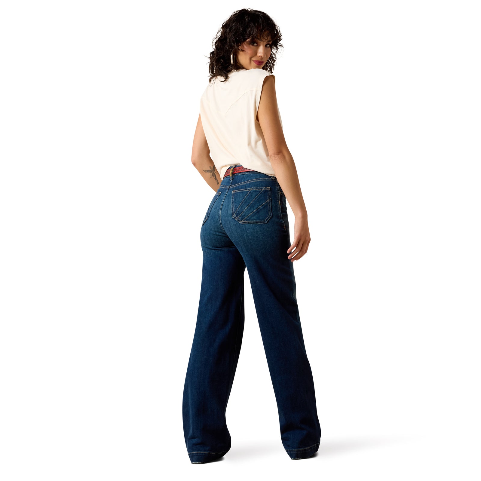 Ariat Women's Ultra High Rise Penelope Wide Leg Jeans