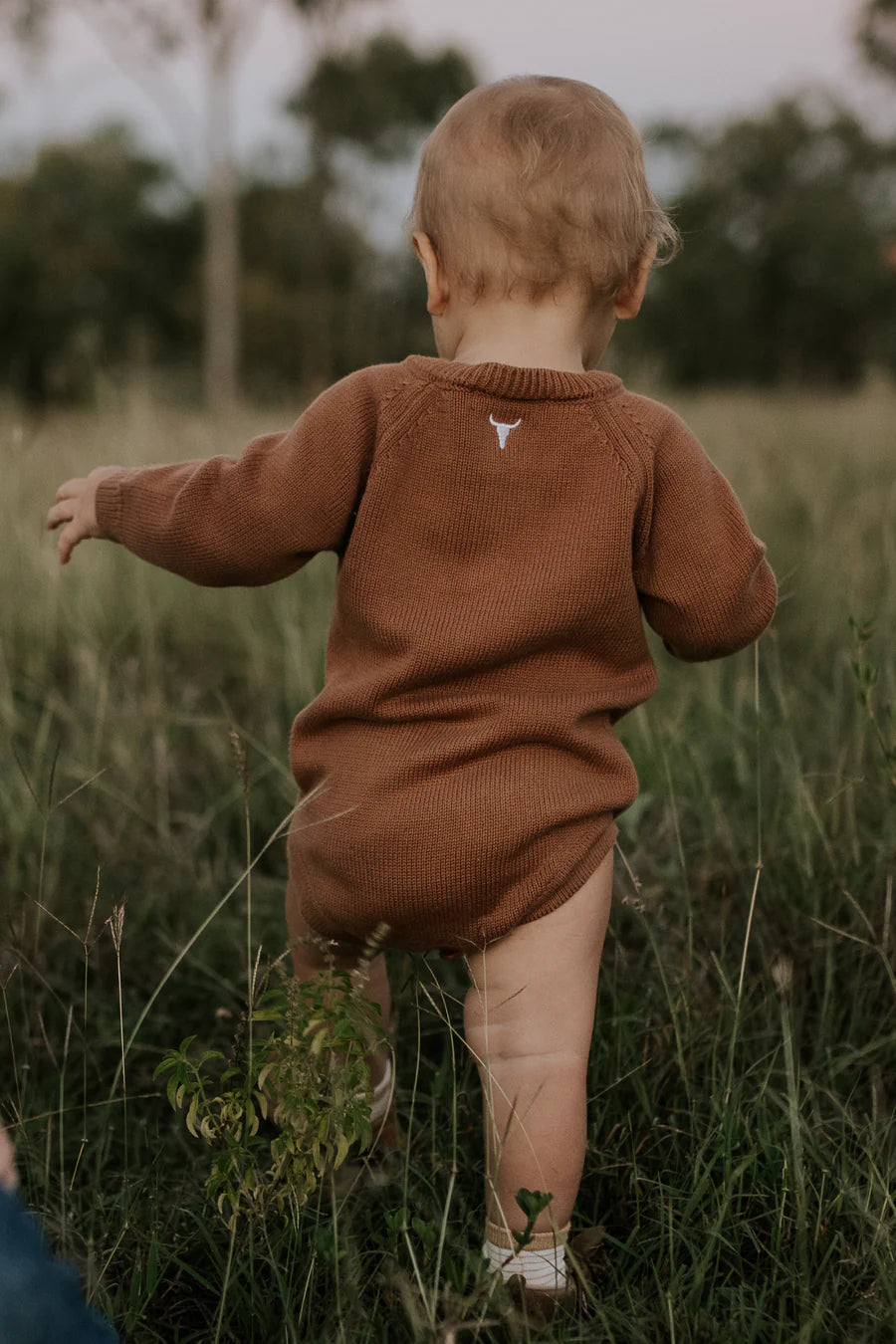 Little Windmill Sid Cotton Knit Infant Romper