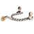 Twisted Band Ladies Western Spurs