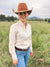 Reba Women's Stone Linen Gal L/S Shirt