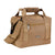 Sachi Insulated 'Versa' Adjustable Cooler Bag. Tan duffel bag with shoulder strap on a white background