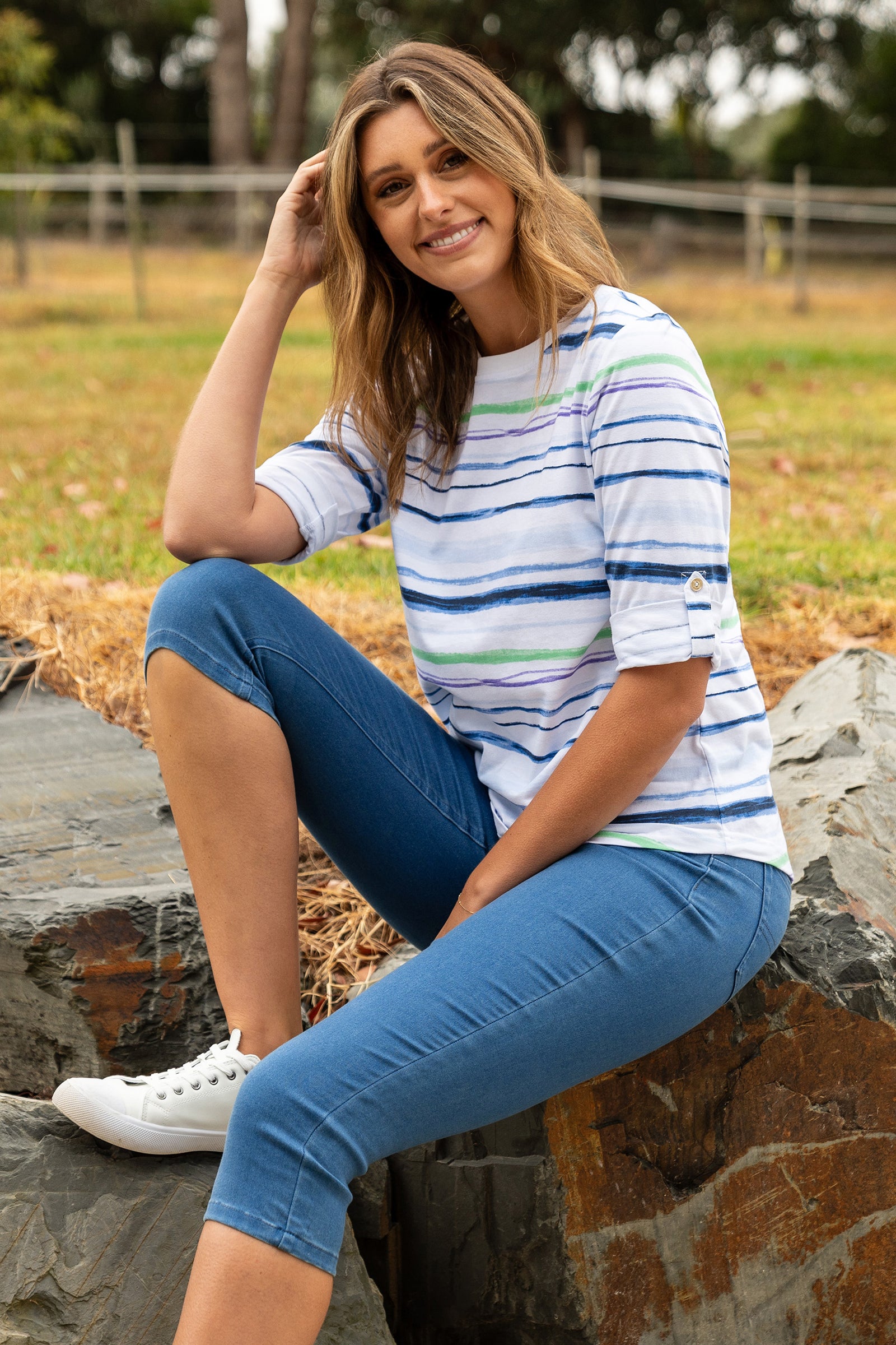 Thomas Cook Women's Nadia 3/4 Sleeve Tee