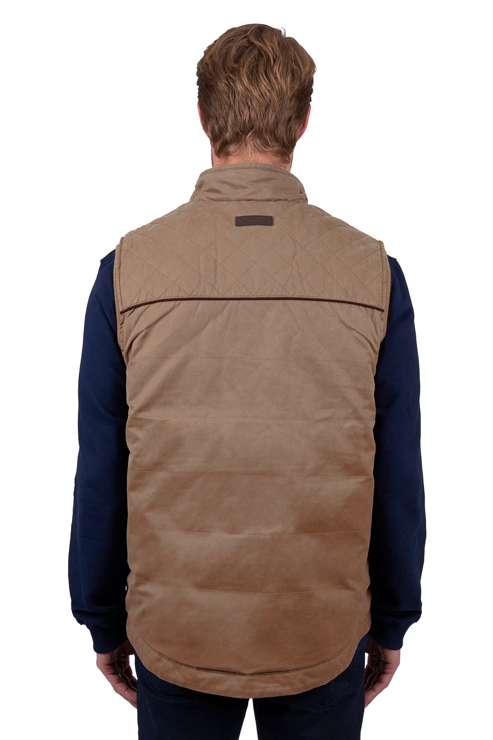 Thomas Cook Men's Stan Faux Oilskin Vest