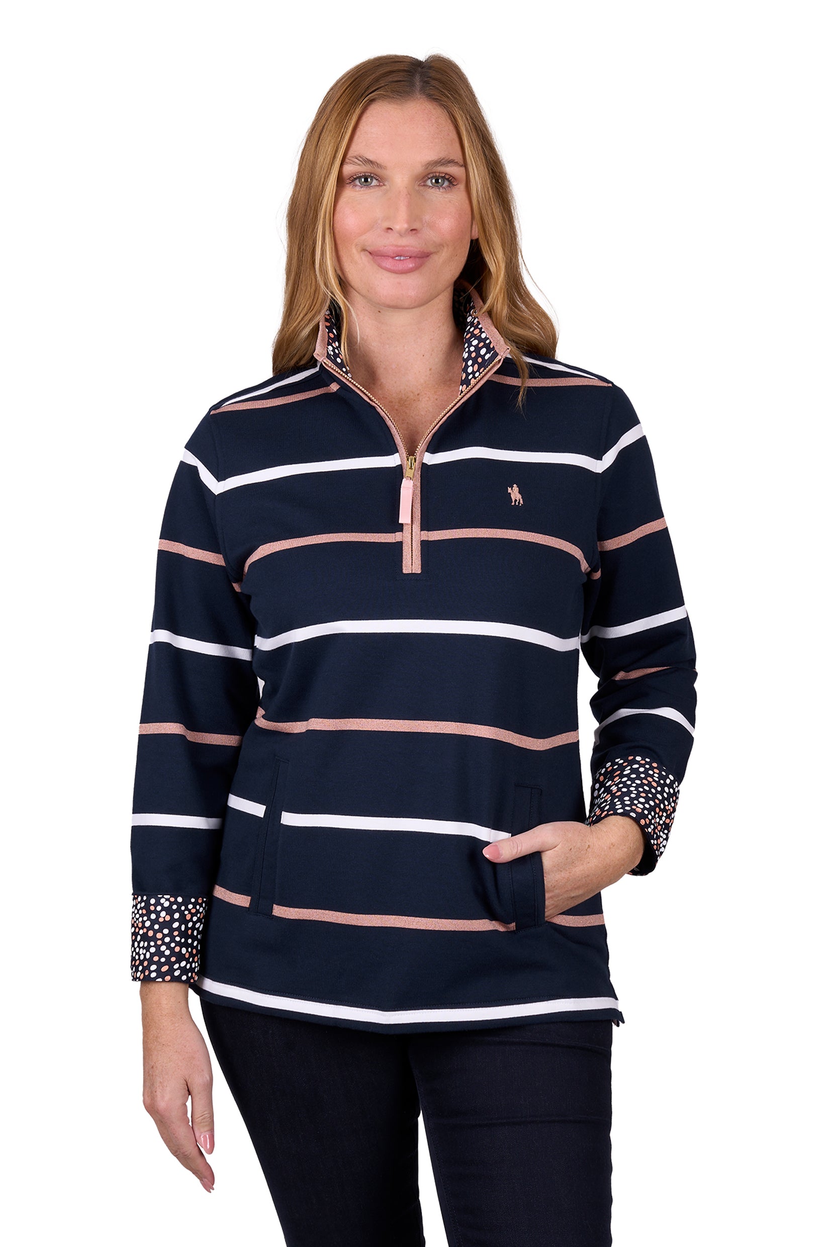 Thomas Cook Women's Matilda 1/4 Zip Rugby