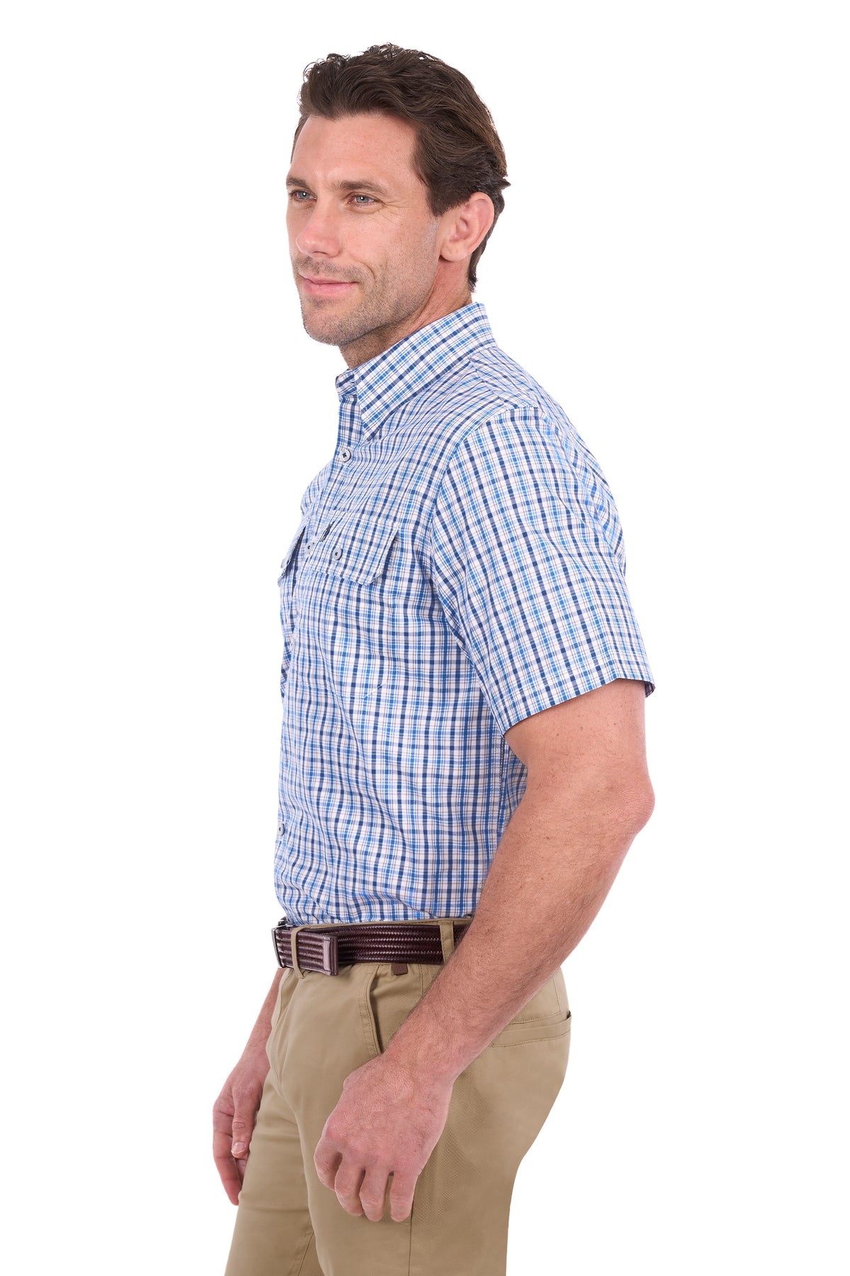 Thomas Cook Men's Jude Check 2 Pocket Short Sleeve Shirt