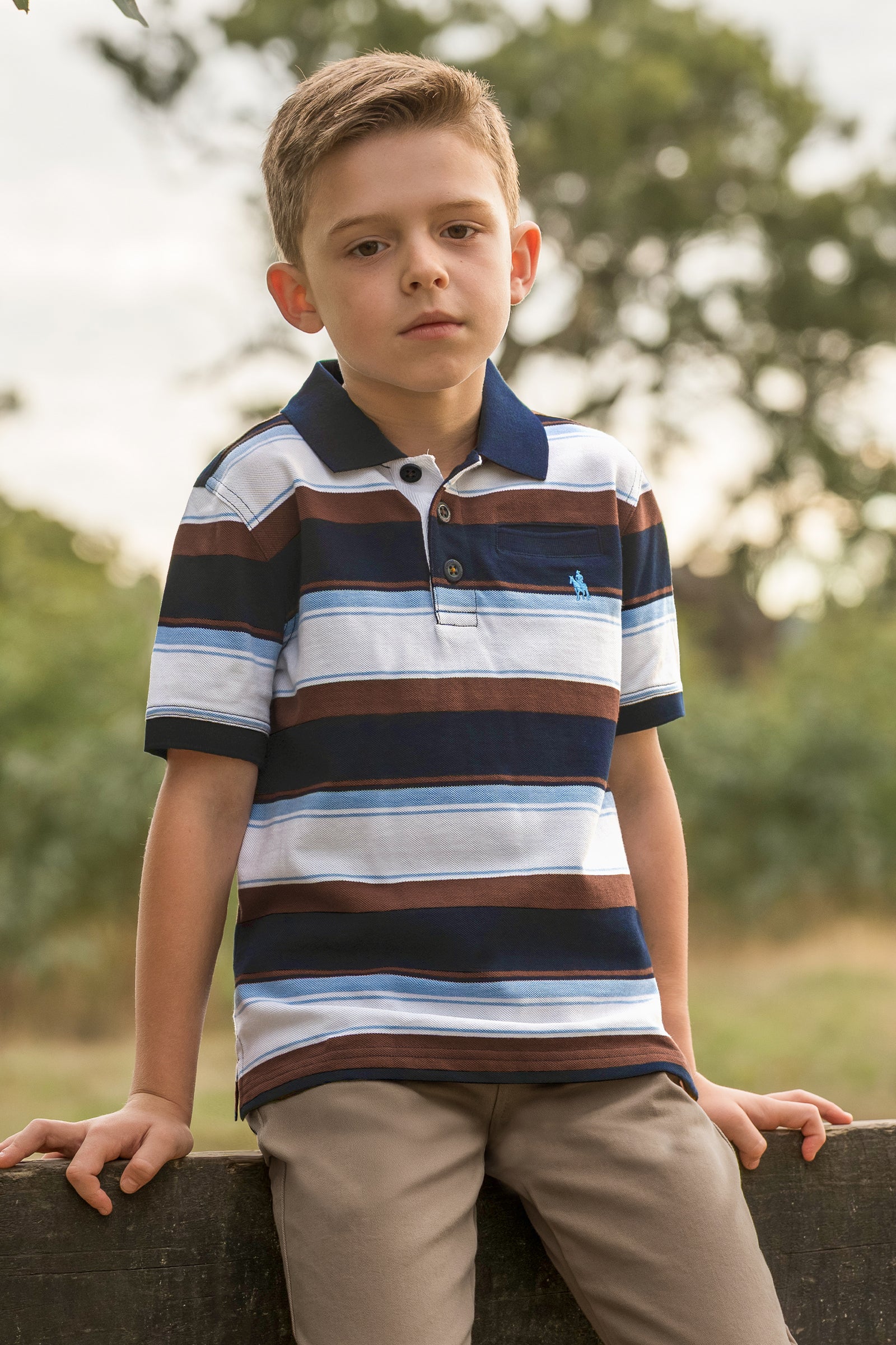 Thomas Cook Boy's Randy 1-Pockt Short Sleeve Polo