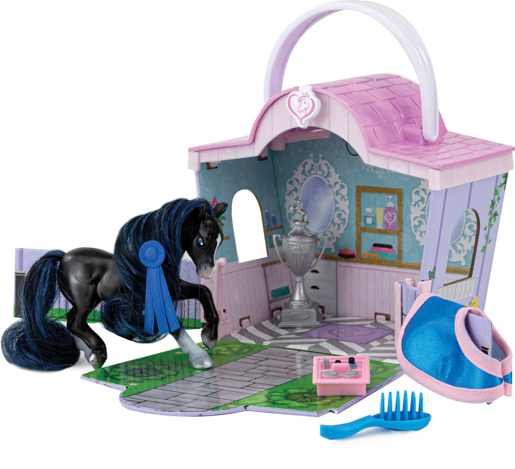 Breyer Mane Beauty Li'l Beauties Playset Shimmer Grooming Salon