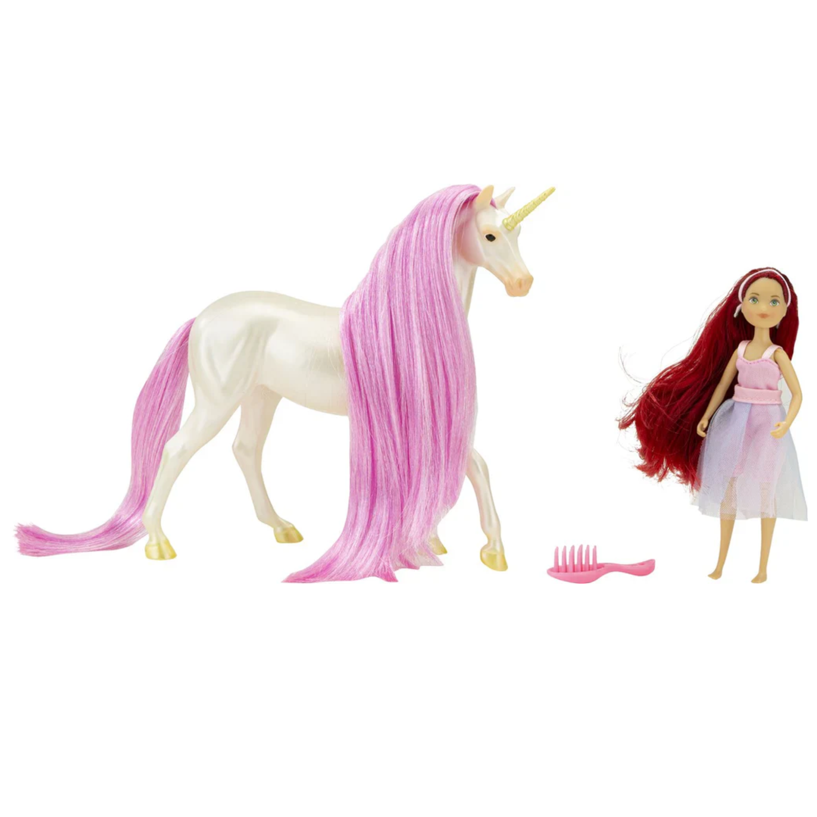 Breyer Freedom Magical Unicorn Sky & Fantasy Rider Meadow