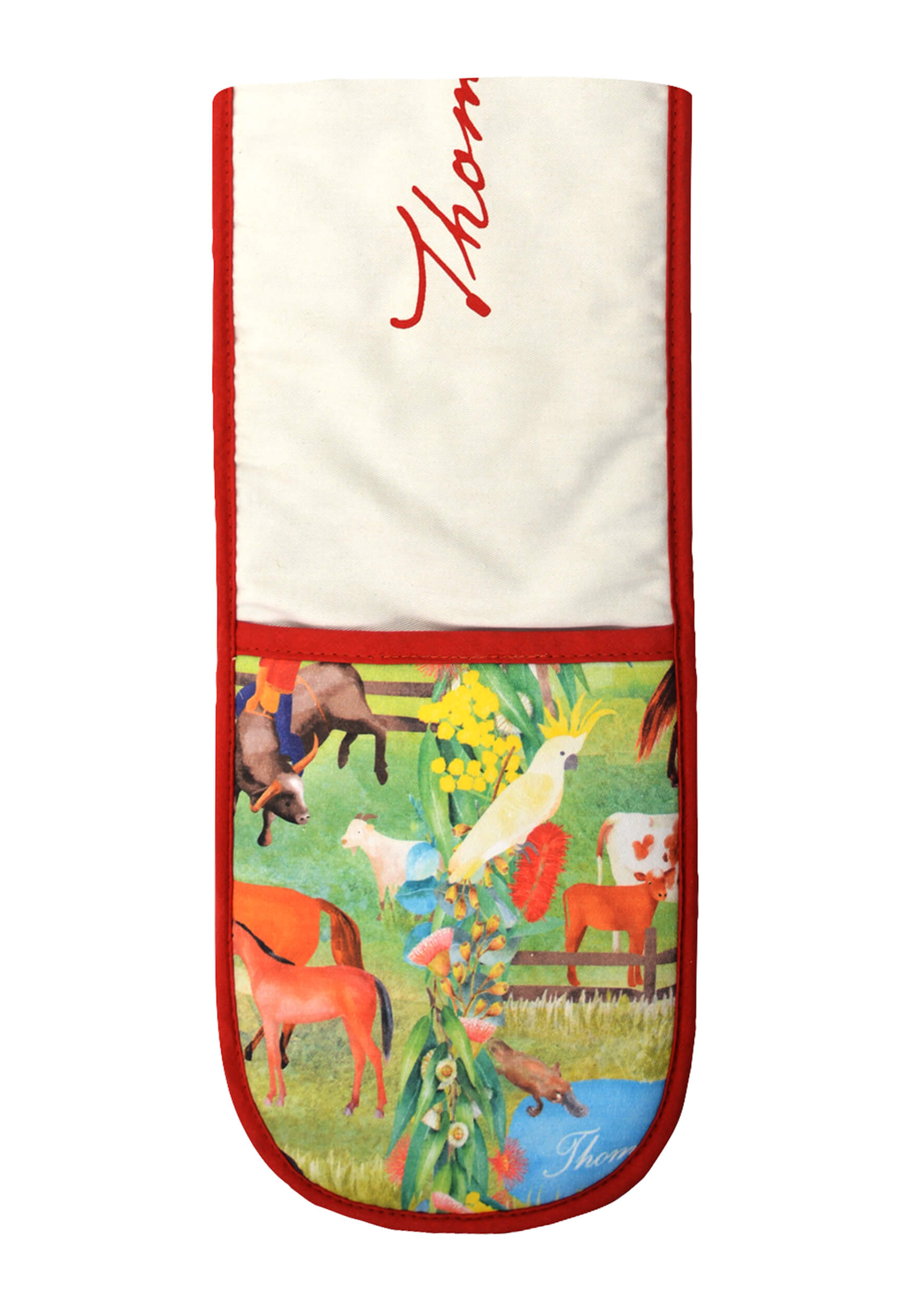 Thomas Cook Farm Friends Double Oven Glove