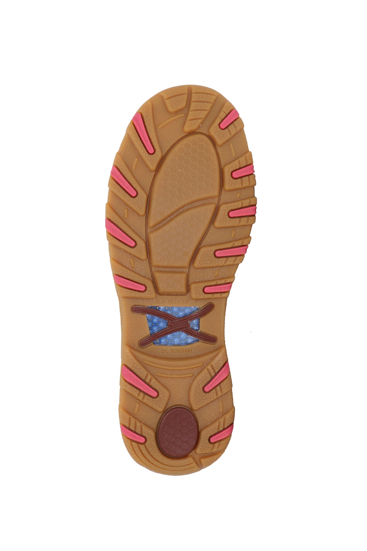 Twisted X Women's Pink Stitch Cellstretch Mocs Slip On