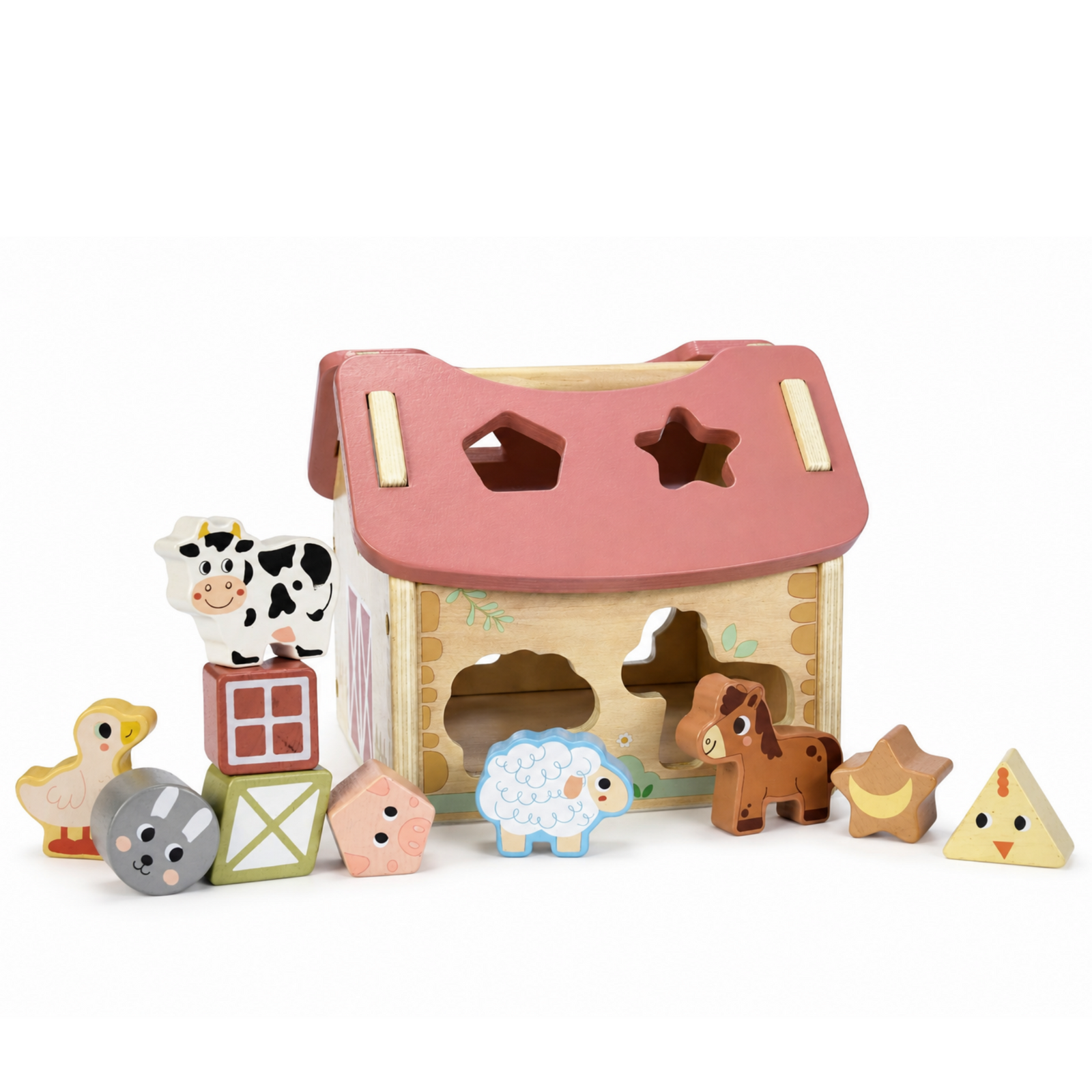 My Forest Friends Farmhouse Shape Sorter Eleganter