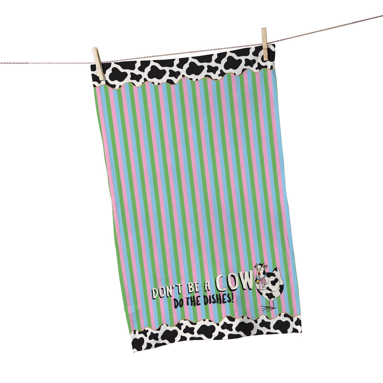 DWBH 'Chickcow' Tea Towel