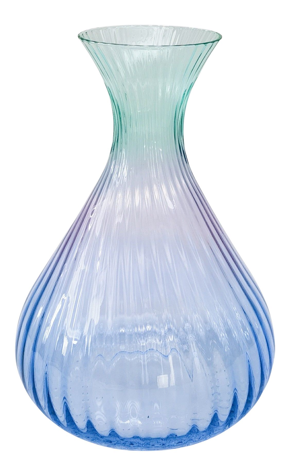 Urban Products 24cm Ellie Ombre 2L Decanter Aqua &amp; Blue