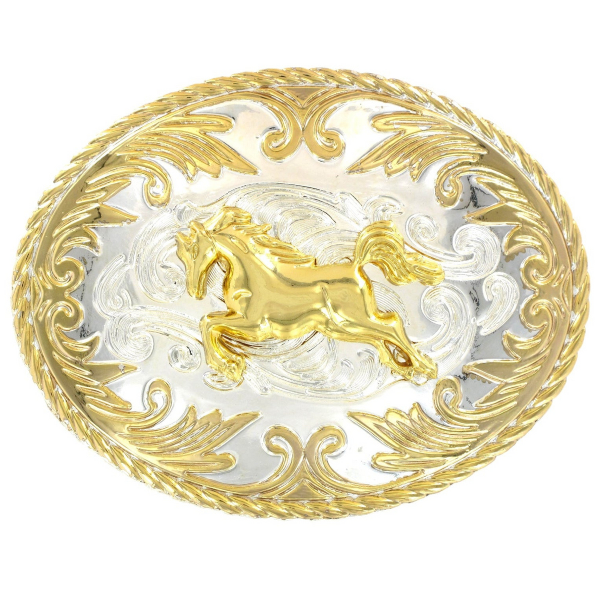 Fancy Oval Filigree Buckle
