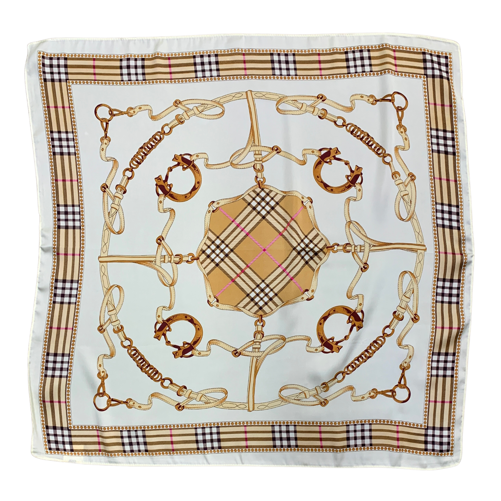 Essential Imports Women's Square Silk Scarf