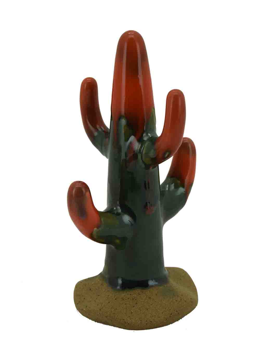 19.2cm Red Cactus Decor