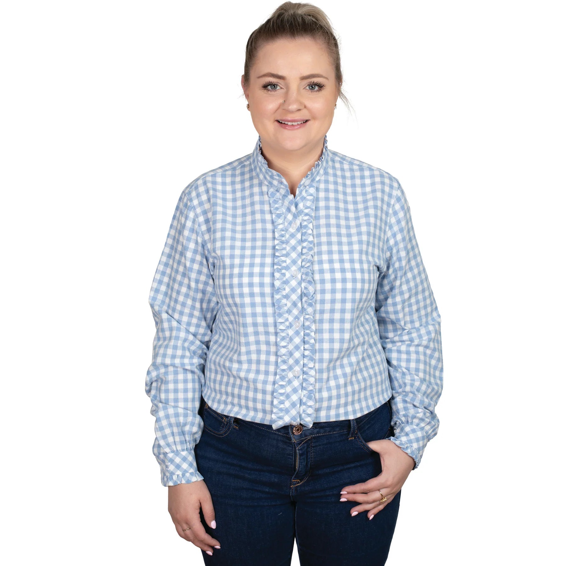 Just Country Women's Abbey Frill L/S Shirt