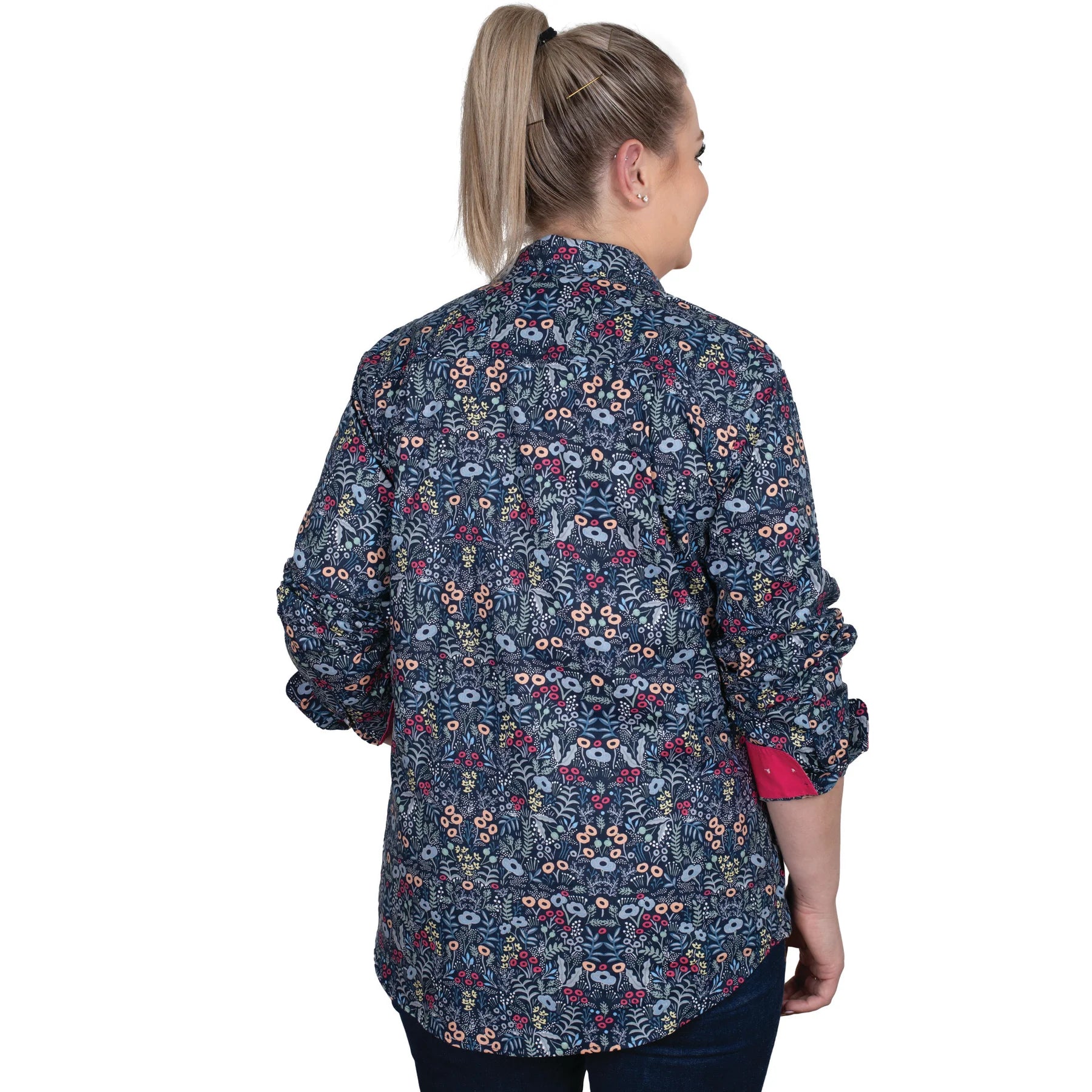 Just Country Women's Georgie Half Button L/S Shirt