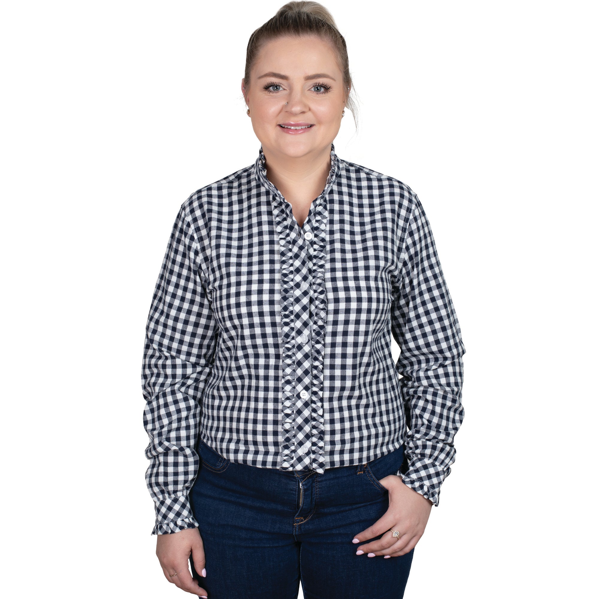 Just Country Women's Abbey Frills Full Button Workshirt