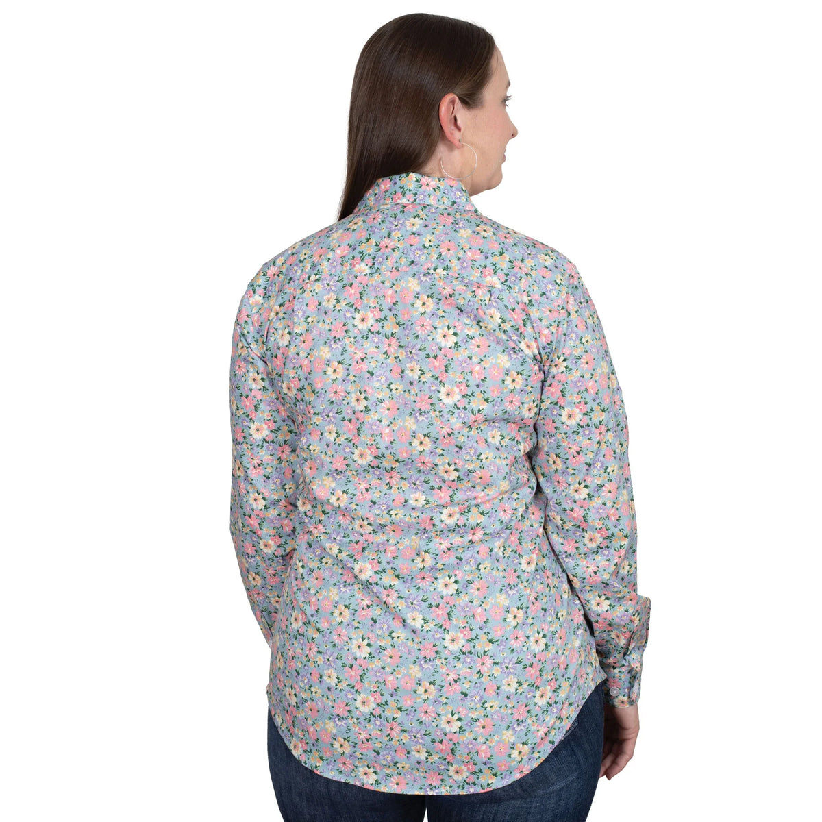 Just Country Women's Abbey Printed L/S Workshirt