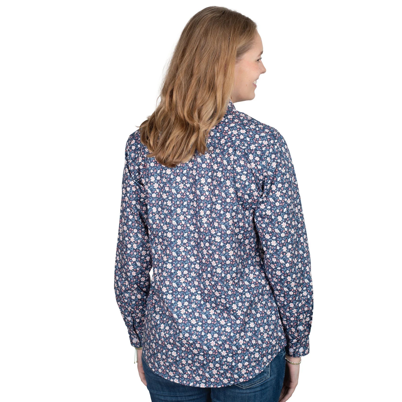 Just Country Women's Abbey Full Button Print Workshirt