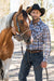 Wrangler Men's Tom Logo L/S Western Shirt