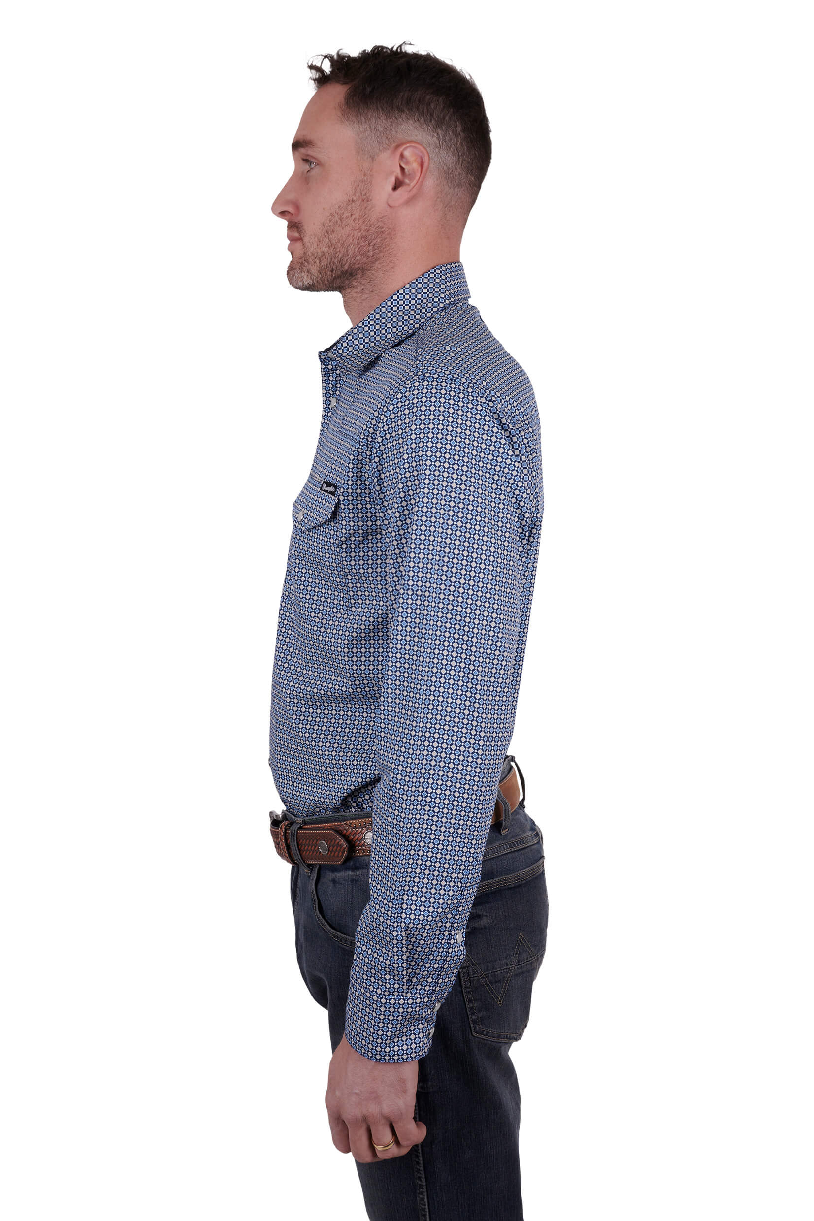Wrangler Men's Dino L/S Western Shirt