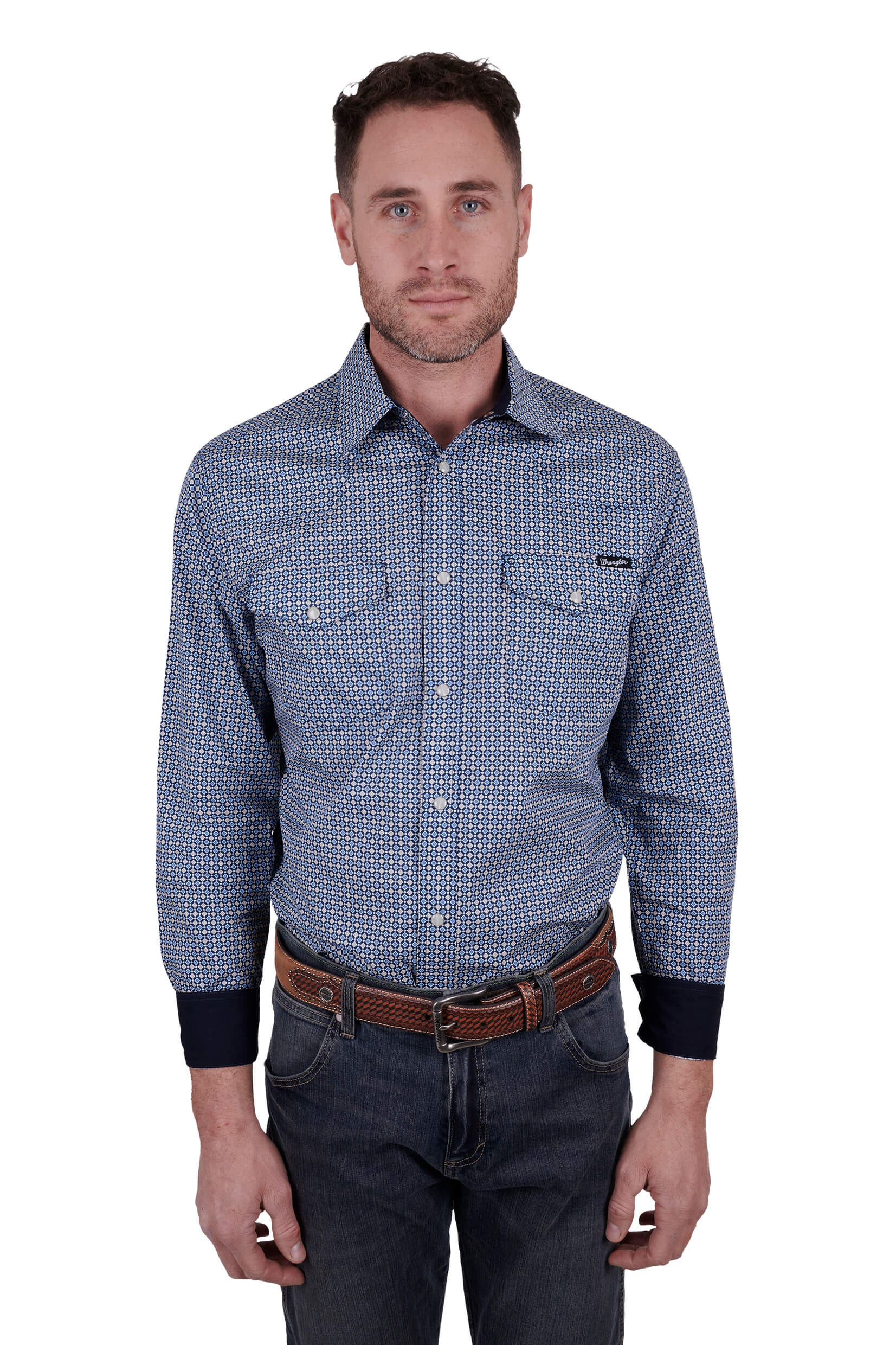 Wrangler Men's Dino L/S Western Shirt