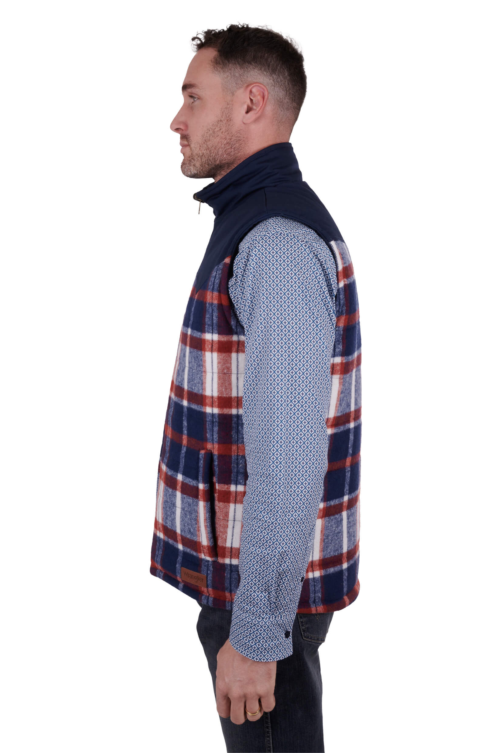 Wrangler Men's Hughes Reversible Vest