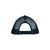 Wrangler Men's Trevor 6 Panel Trucker Cap. Navy blue trucker hat with a red and white logo on a white background
