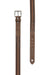 Wrangler Men's Knox Western BeltBrown leather belt with intricate design and silver buckle on a white background 