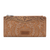 Wrangler western brown leather wallet with intricate patterns and 'Chaps' branding on a white background