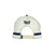 Wrangler Women's Lyndell High Profile Trucker Cap. Navy and beige cap with Wrangler logo on a white background