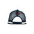 Wrangler Women's Kinsley Trucker Cap. Navy blue cap with 'Wrangler' branding on a white background