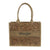 Wrangler Women's Carly Western Bag. Brown embossed handbag with 'Wrangler' branding on a white background