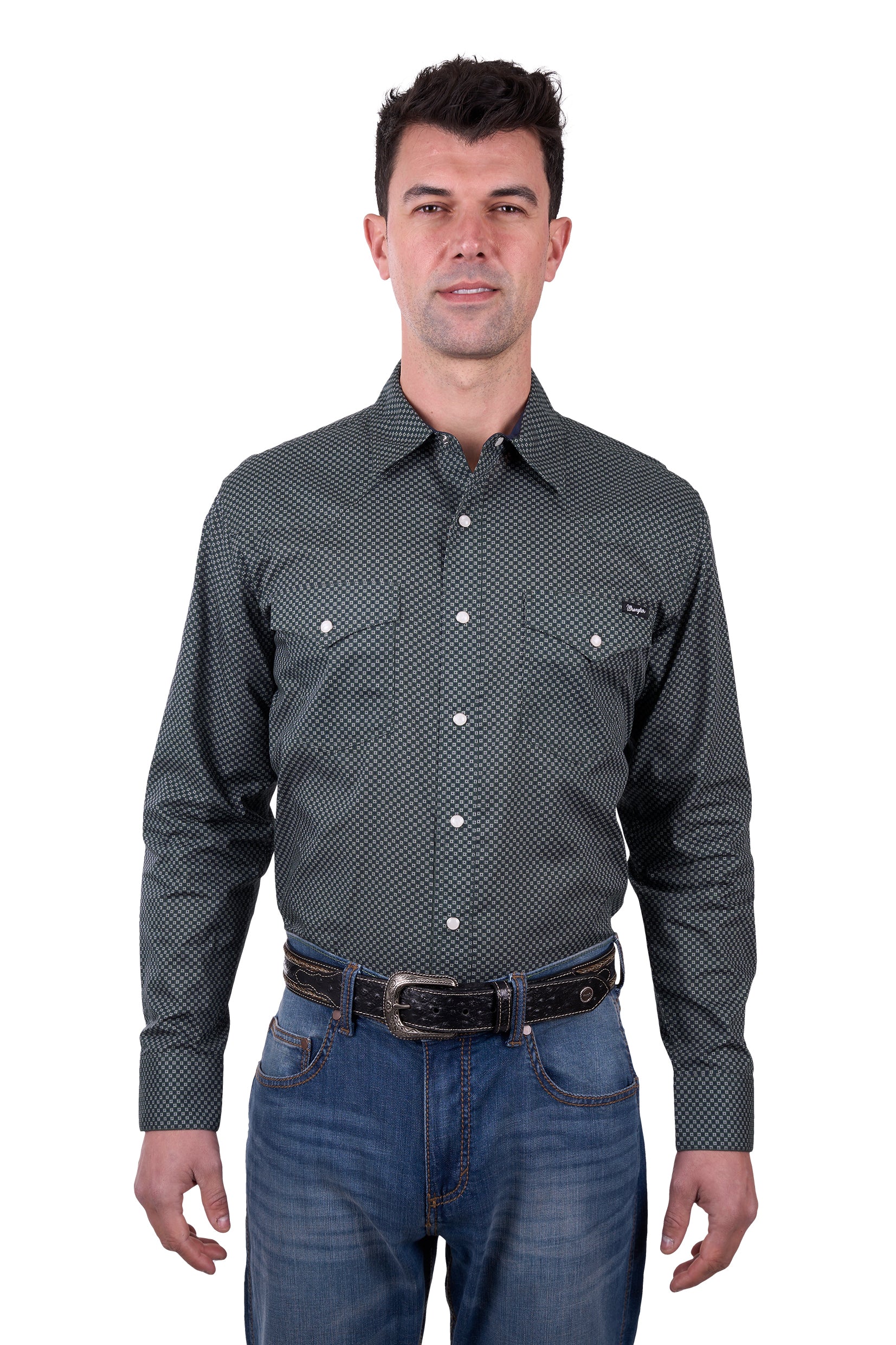 Wrangler Men's Steve L/S Western Shirt