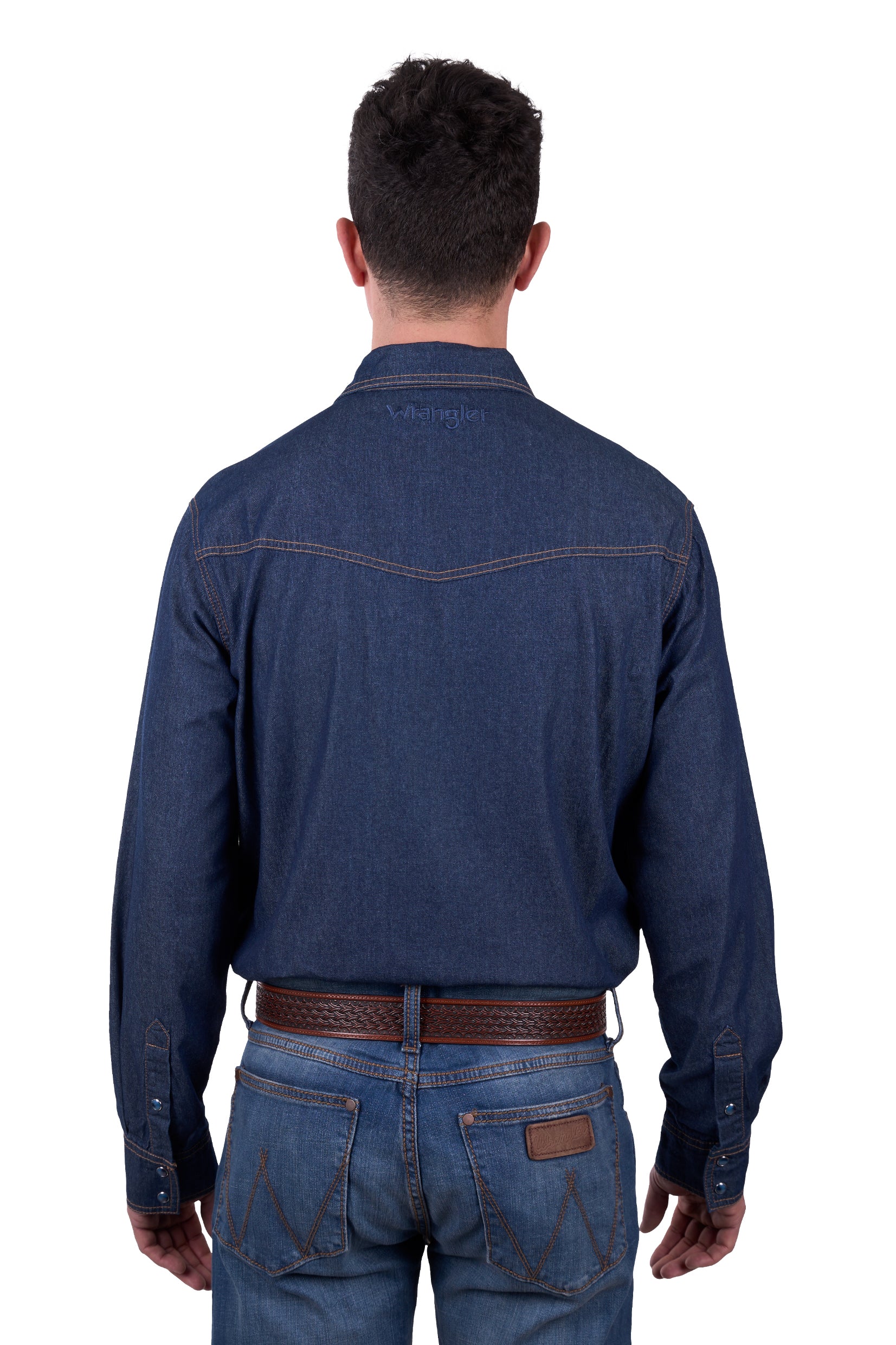 Wrangler Men's Jay Denim L/S Western Shirt