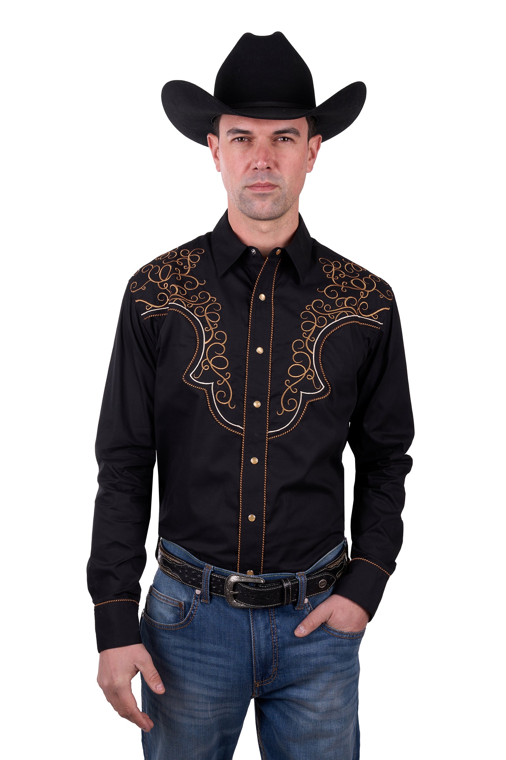Wrangler Men's Rhys Embroidered L/S Shirt