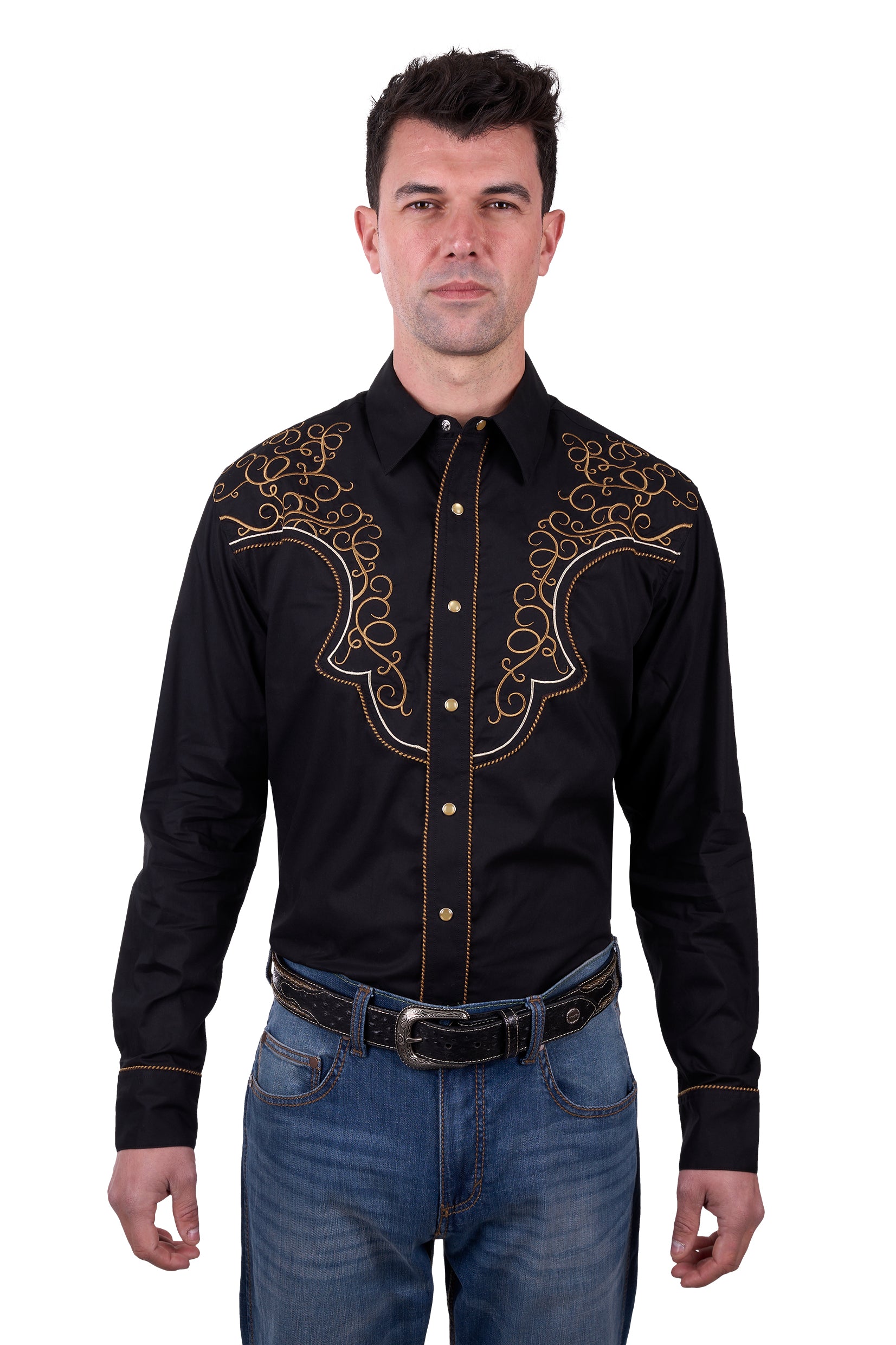 Wrangler Men's Rhys Embroidered L/S Shirt