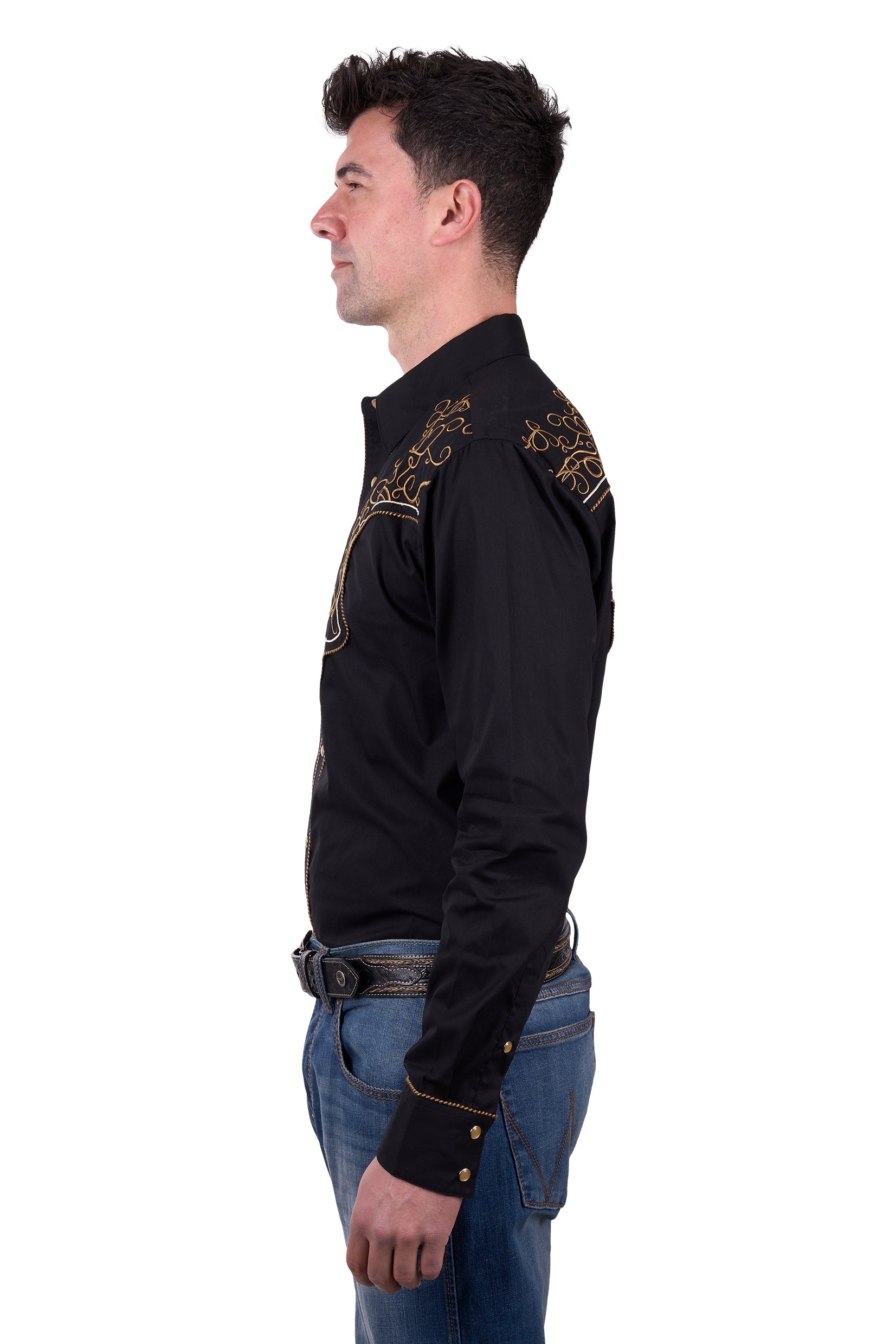 Wrangler Men's Rhys Embroidered L/S Shirt