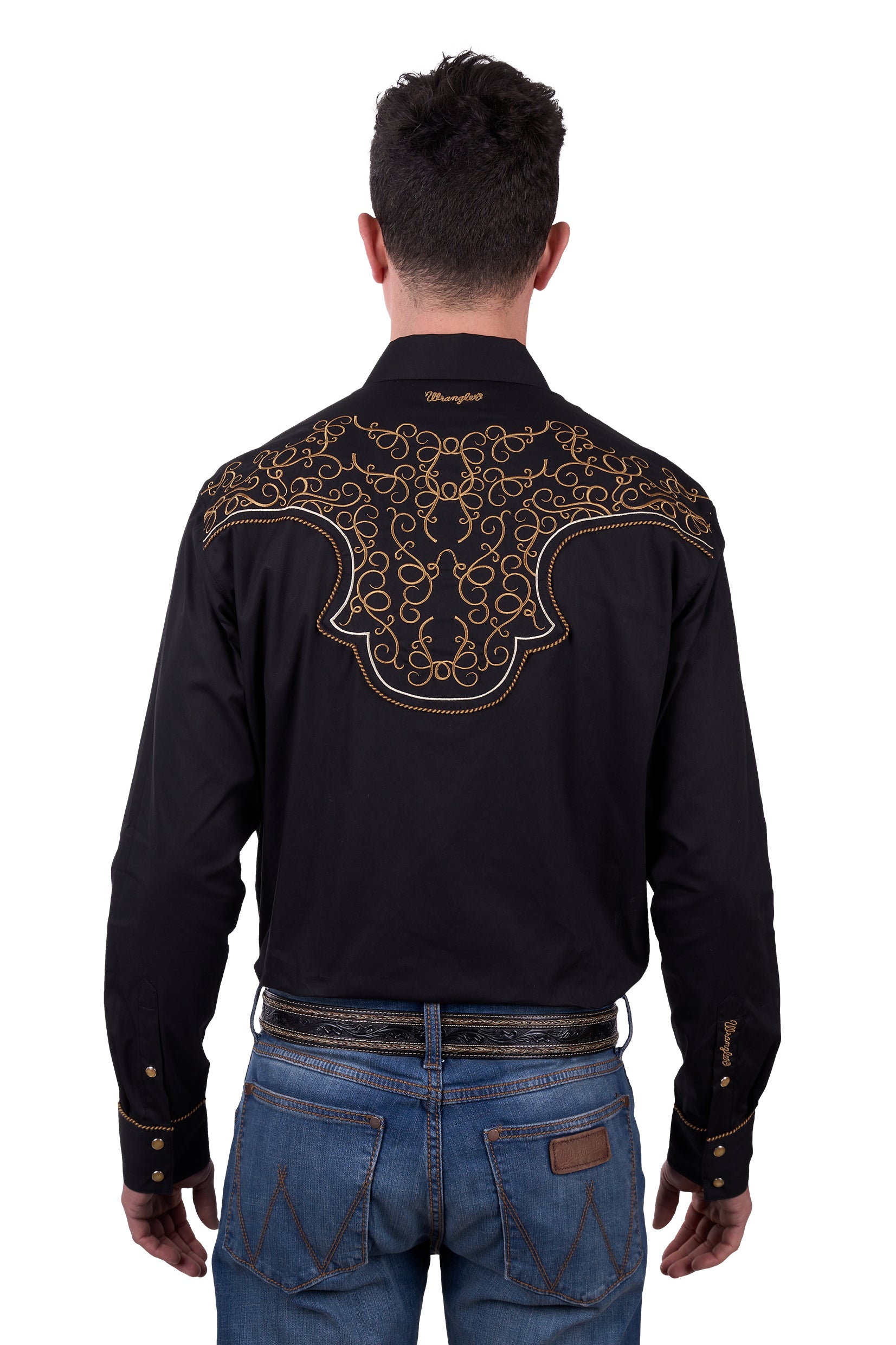 Wrangler Men's Rhys Embroidered L/S Shirt