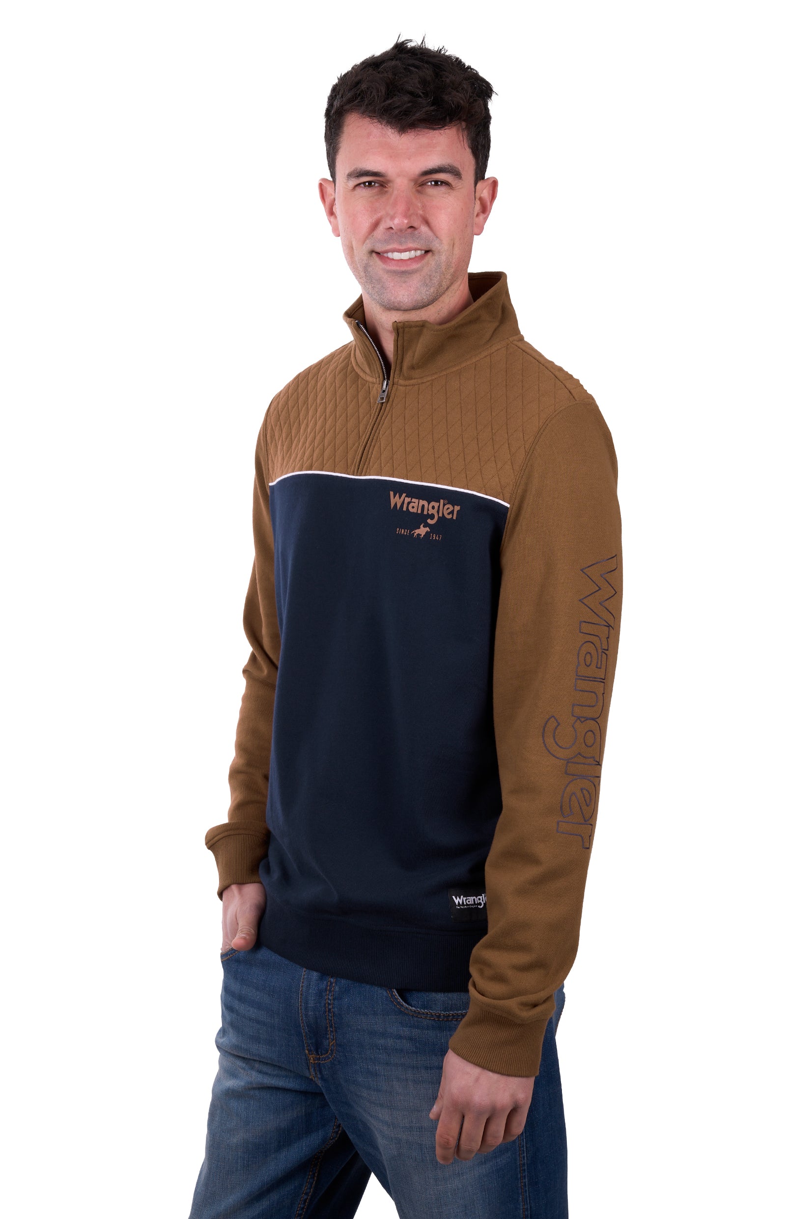 Wrangler Men's Tate 1/4 Zip Pullover
