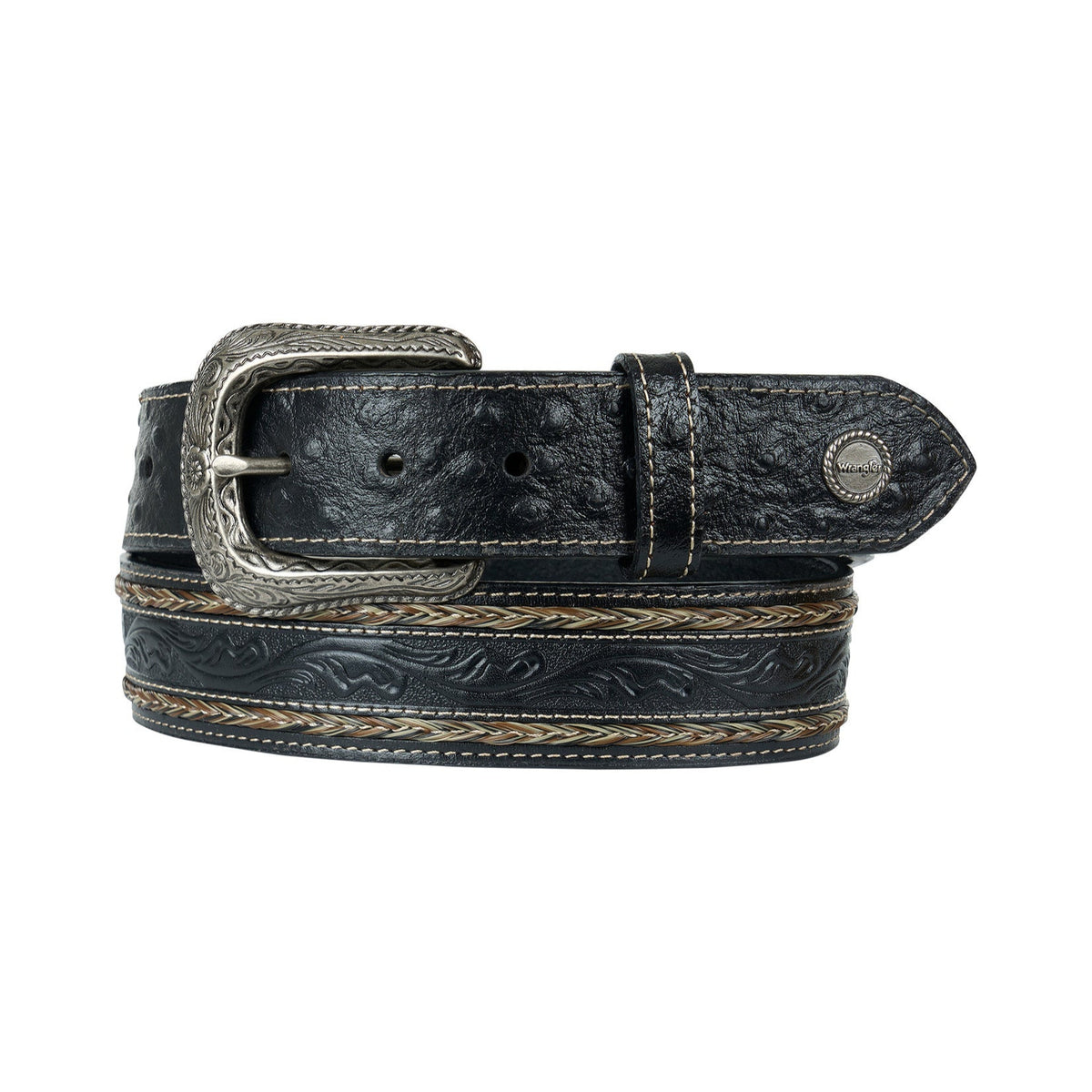 Wrangler Men&#39;s Tommie Western Belt