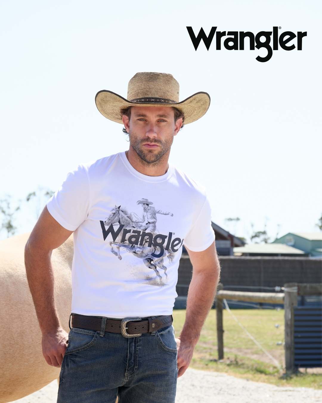Wrangler Carter Straw Cowboy Hat