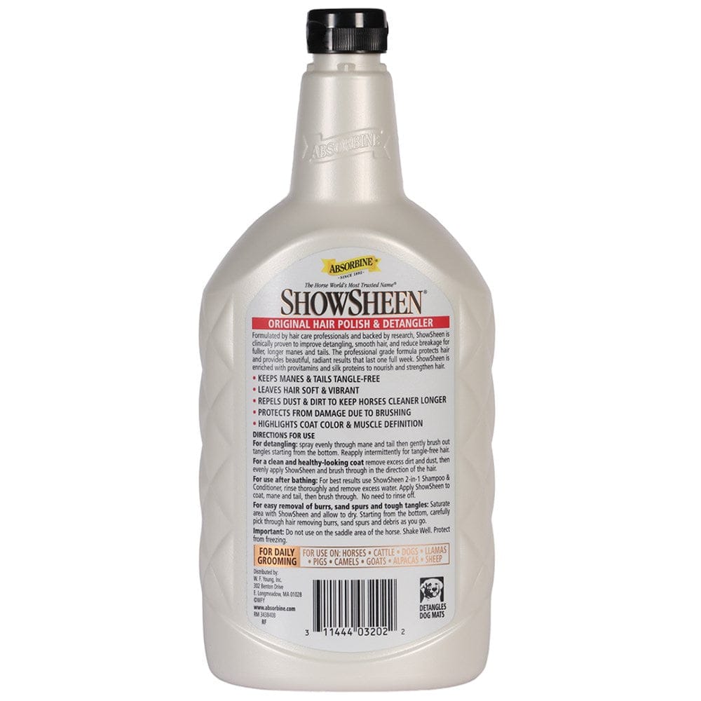 Absorbine Showsheen 946mL Saddlery Trading