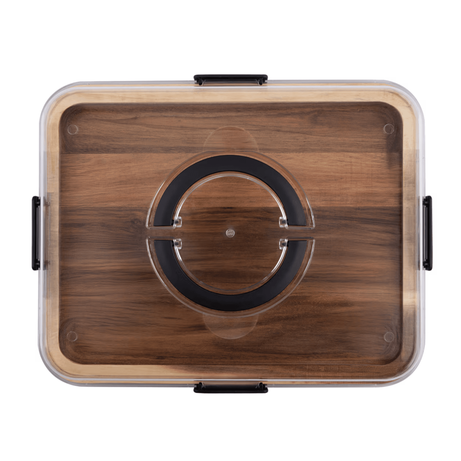 Alfresco Lane Acacia Wood Rectangular Grazing Platter with Lid Donaldson Enterprises